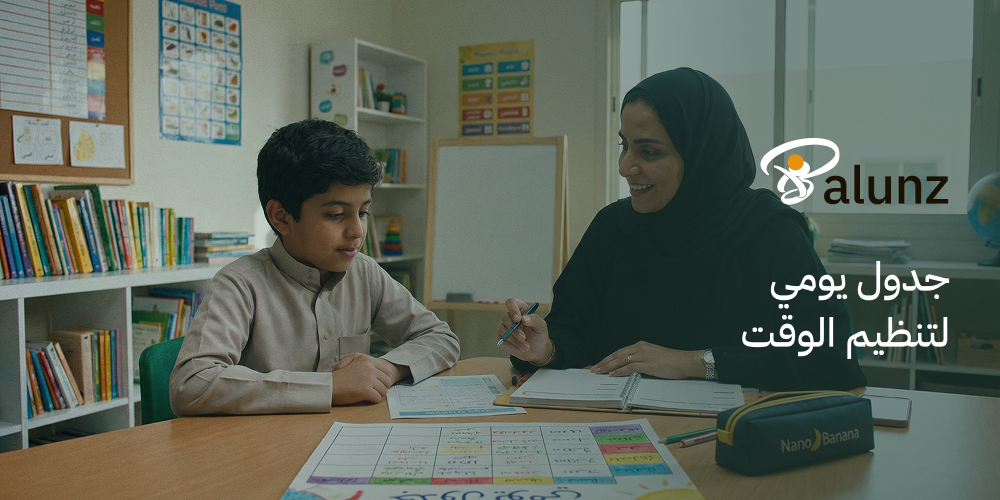 جدول يومي لتنظيم الوقت